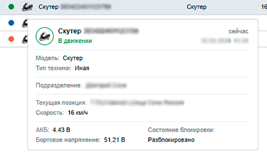 контроль электроскутеров